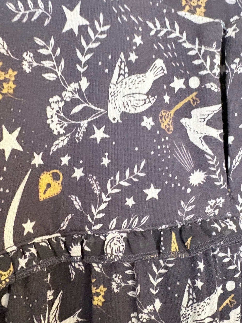 Boden Violette Blouse In Mystic Woodland - Picture 7 of 10